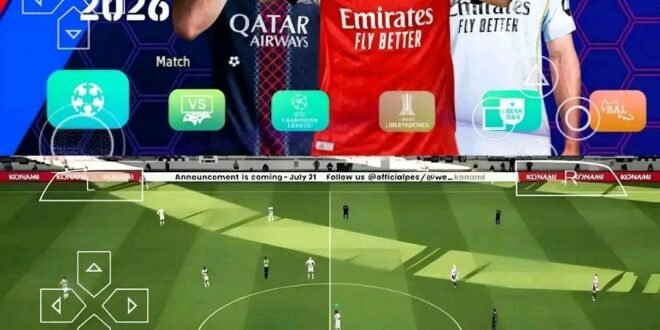 efootball pes 2026 ppsspp iso psp latest update