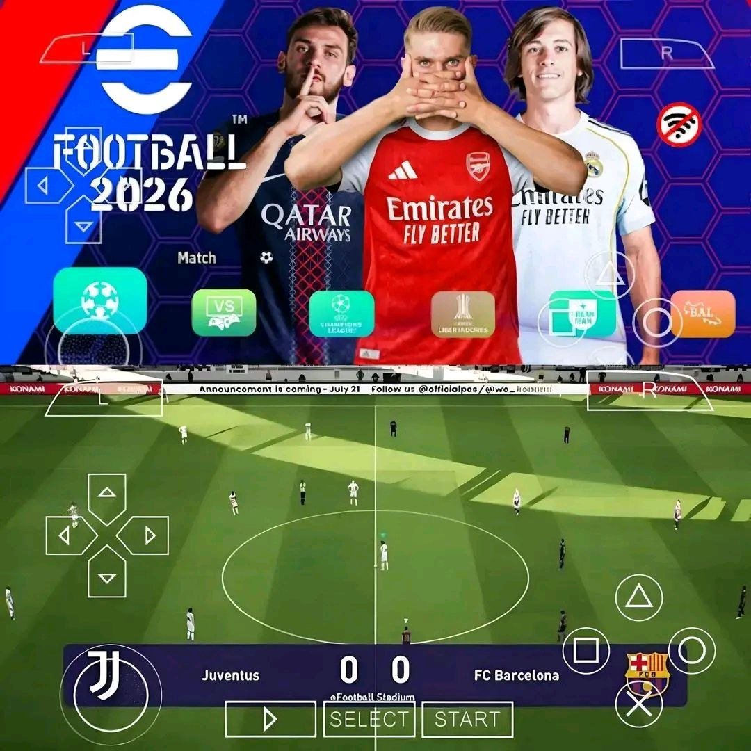efootball pes 2026 ppsspp iso psp latest update
